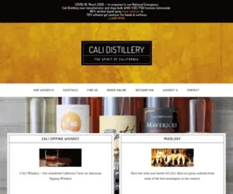 Calidistillery.com(The Story of CALI Distillery) Screenshot