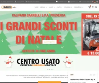 Califanocarrelli.it(Vendita e noleggio di carrelli elevatori) Screenshot