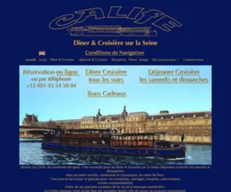 Calife.com(Diner croisiere Paris) Screenshot
