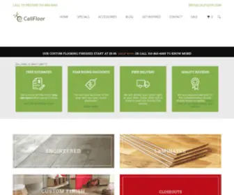 Califloor.com(The World's Finest & Best Wood Flooring) Screenshot