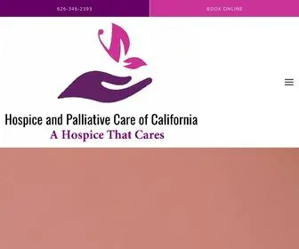 California-Hospice.com(Hospice and Palliative Care of California) Screenshot