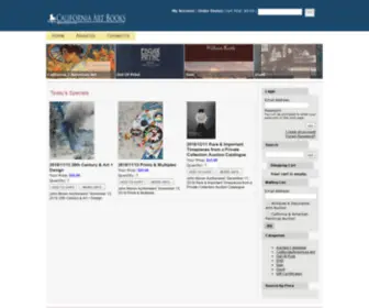 Californiaartbooks.com(California Art) Screenshot