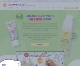 Californiababy.com(California Baby California Baby Official Site) Screenshot
