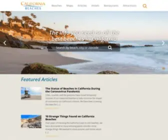 Californiabeaches.com(California Beaches) Screenshot