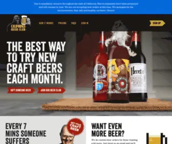 Californiabeerclub.com(California Beer Club) Screenshot