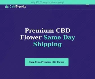 Californiablendz.com(Hemp Flower For Sale) Screenshot