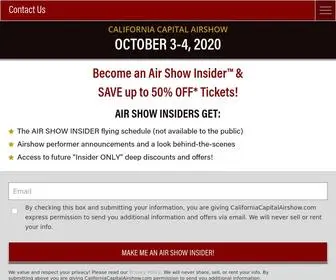 Californiacapitalairshow.com(California Capital Airshow 2019) Screenshot
