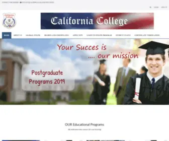 Californiacollege.education(California College) Screenshot