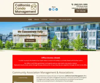 Californiacondomanagement.com(Community Association Management) Screenshot