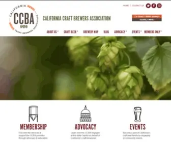 Californiacraftbeer.com(California Craft Brewers Association) Screenshot