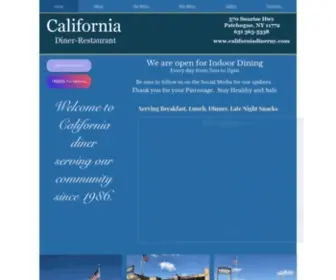 Californiadinerny.com(California Diner Restaurant) Screenshot