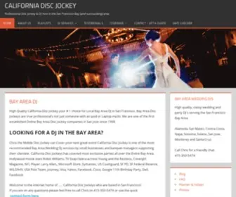 CaliforniadiscJockey.com(Bay Area DJ) Screenshot