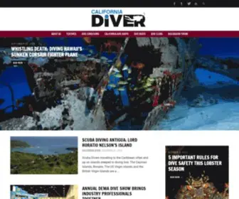 Californiadiver.com(California Diver Magazine) Screenshot