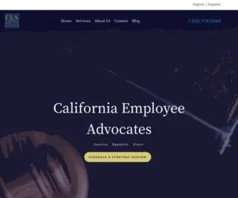 Californiaemployeeadvocates.com(California Employee Advocates) Screenshot