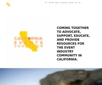 Californiaeventscoalition.com(California Event Coalition) Screenshot