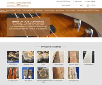 Californiaexotichardwoods.com(California Exotic Hardwoods) Screenshot