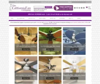 Californiafancompany.com(The California Ceiling Fan Company) Screenshot