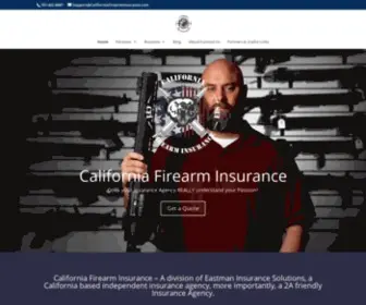 Californiafirearminsurance.com(We Insure The Firearm Industry) Screenshot