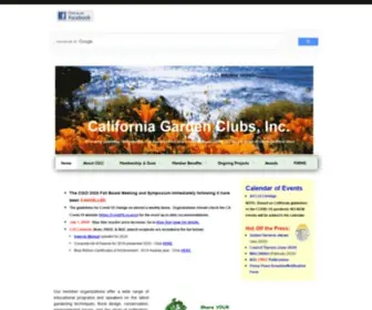 Californiagardenclubs.com(California Garden Clubs) Screenshot