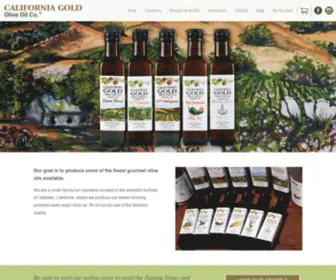 Californiagoldoliveoil.com(Award Winning Premium Extra Virgin Olive Oil) Screenshot