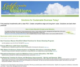 Californiagreensolutions.com(Daftar slot) Screenshot