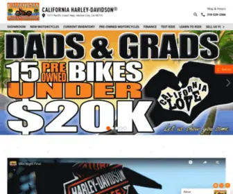 Californiaharley.com(Home, California H-D®) Screenshot