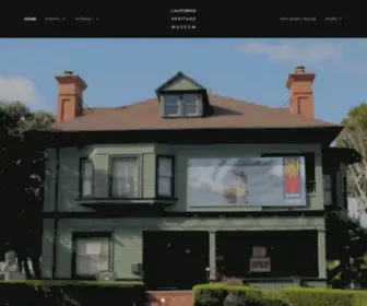 Californiaheritagemuseum.org(California Heritage Museum) Screenshot