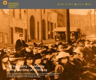 Californiahistoricalsociety.org(California Historical Society) Screenshot