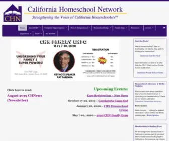 Californiahomeschool.net(California Homeschool Network) Screenshot