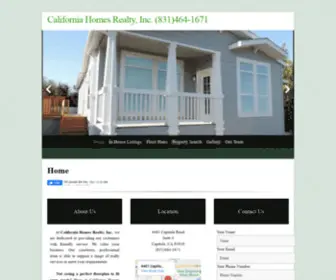 Californiahomesrealty.com(About Us) Screenshot