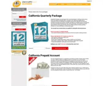 Californiainmatepackage.com(Union Supply Direct) Screenshot