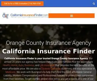 Californiainsurancefinder.com(Orange County Insurance Broker) Screenshot