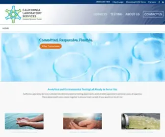 Californialab.com(California Laboratory Services) Screenshot