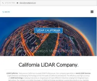 Californialidar.com(LiDAR California) Screenshot