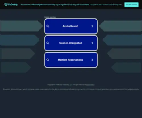 Californialighthousecommunity.org(California Lighthouse Community Association) Screenshot