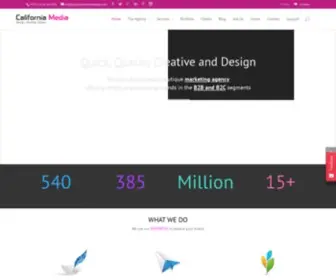 Californiamediauae.com(Web Application Development) Screenshot