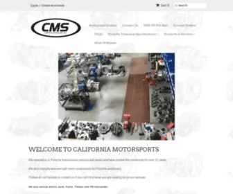 Californiamotorsports.net(California Motorsports Inc) Screenshot