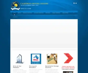 Californiamoving.com(Moving & Storage Company in Sacramento) Screenshot