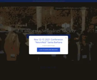 Californianeurologysociety.org(California Neurology Society) Screenshot