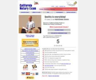 Californianotaryexam.com(California Notary Exam) Screenshot