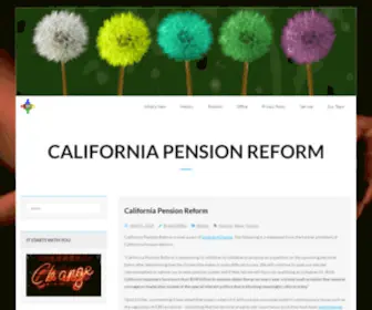 Californiapensionreform.com(Embrace Change) Screenshot