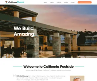 Californiapoolside.com(San Diego Pool Builders & Contractors) Screenshot