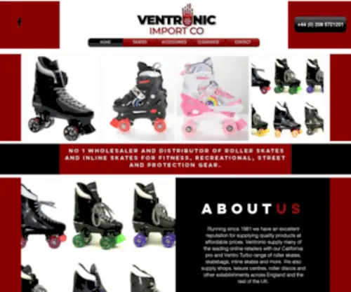Californiapro.com(Roller Skates) Screenshot