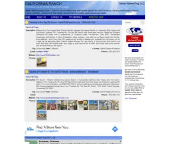 Californiaranch.com(California ranch) Screenshot