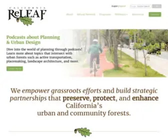 Californiareleaf.org(Connecting People) Screenshot