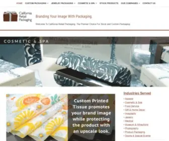 Californiaretailpackaging.com(California Retail Packaging/Leader in Custom Packaging) Screenshot