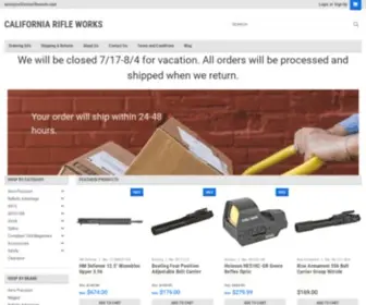 Californiarifleworks.com(No.1 Firearm Parts & Accessories Online Store) Screenshot