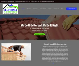 Californiaroofinginstall.com(California Roofing Install and Repair) Screenshot