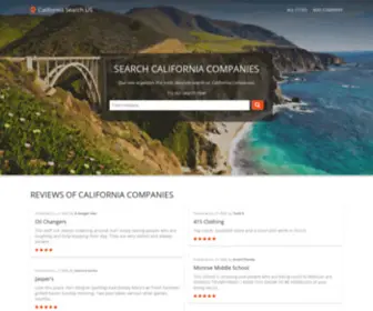 Californiasearchus.com(Search California Companies) Screenshot