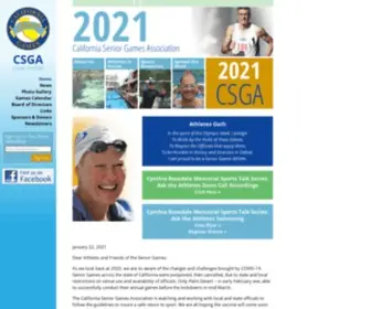 Californiaseniorgames.org(California Senior Games) Screenshot